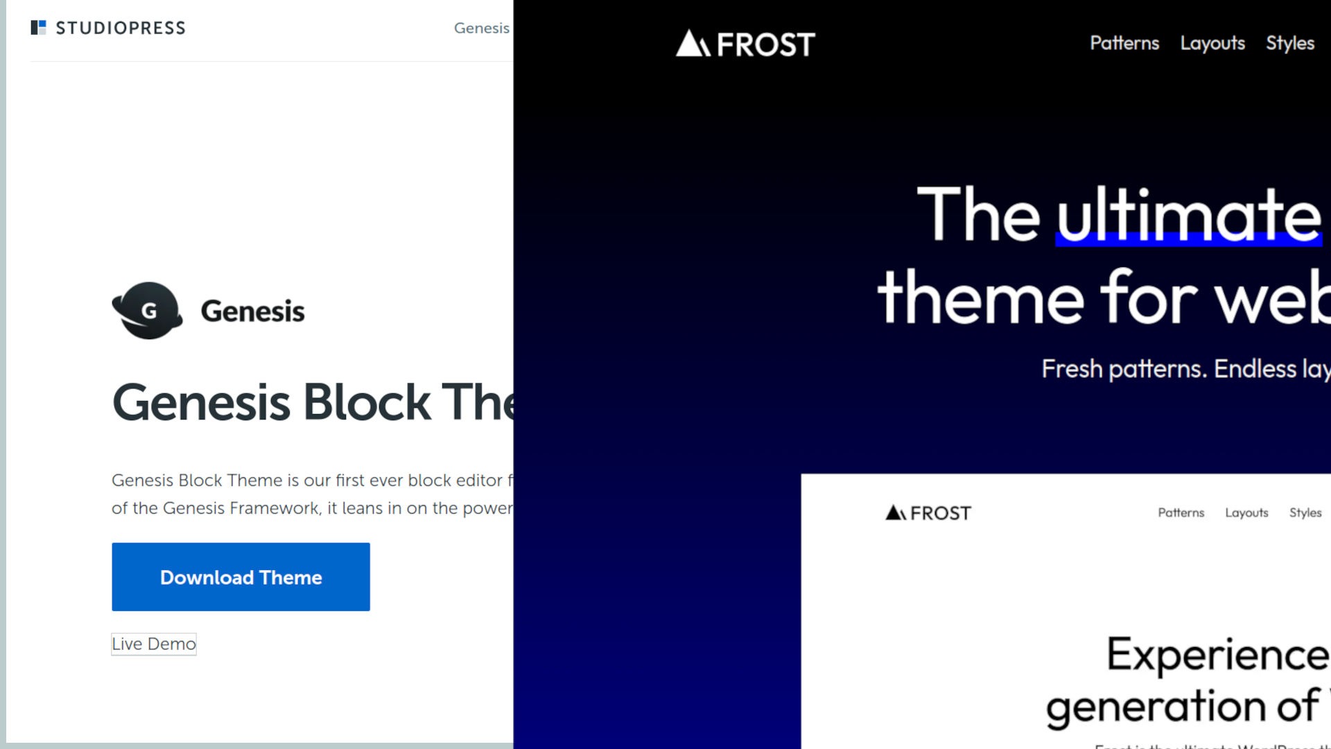 Frost Theme screenshot